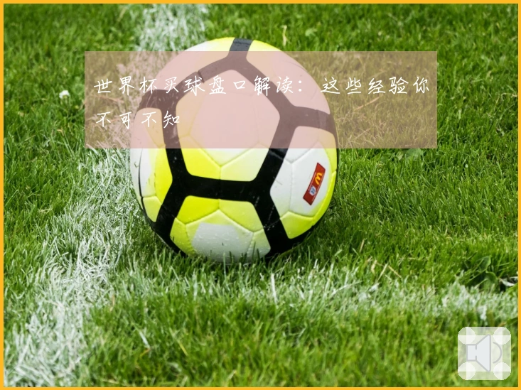 世界杯买球盘口解读：这些经验你不可不知